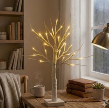 LED Twig Birch Table Tree Light Up Branch Lights Desktop Dinner Lamp Warm