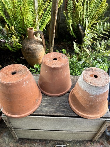 Vintage hand thrown terracotta - thrown,