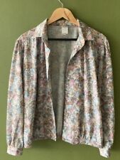 Finn Karelia Floral Print Shirt/Jacket Size 20