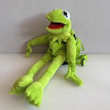 Kermit The Frog 17” BackPack Rucksack Soft Toy Muppets Disney 2012 Cravendale
