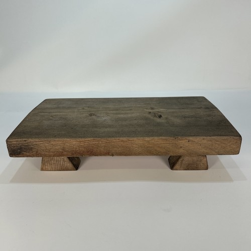 Rustic reclaimed wooden riser - reclaimed,