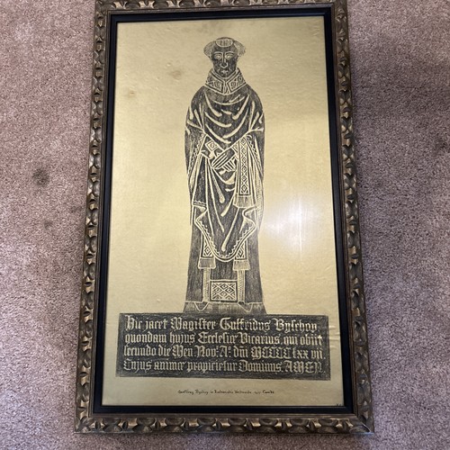 Vtg religious brass - religious,