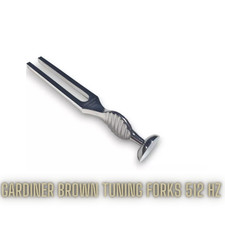 Medical Tuning Fork 512 Hz – Gardiner Brown for Rinnes Hearing Test –Brush Steel