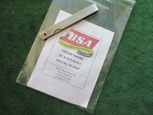 Vintage bsa a10 feeler - a7, &