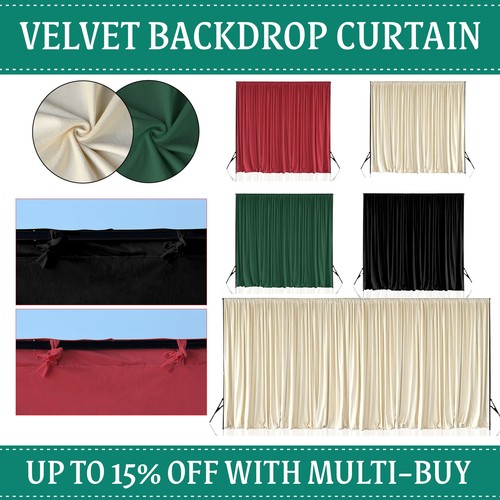Velvet backdrop wedding - velvet,
