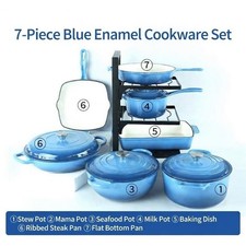 11-Piece Enamel Cast Iron