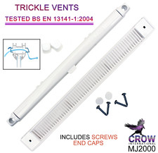 Trickle Slot Vents Premium Window  Air Ventilation Grille Double Glazing uPVC