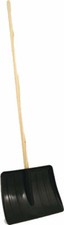 Snow Shovel Scoop Head Long Wooden Handle Heavy Duty Mud Winter 1.2M