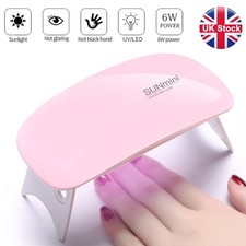 Professional UV GEL Nail Lamp LED Light 6w Dryer Polish Cure Time Portable Gift