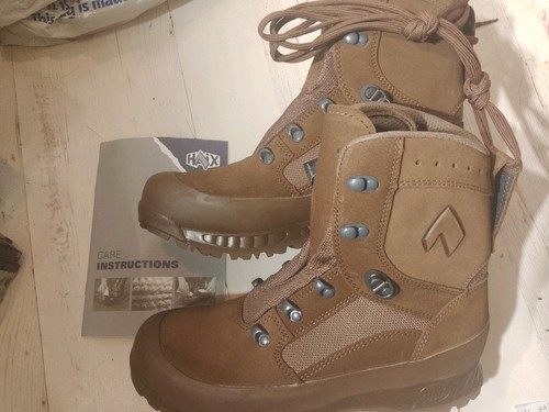 Haix brown combat boots 9 - boots,