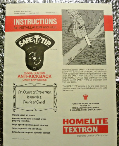 Vintage homelite textron - homelite,