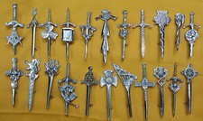 Scottish Kilt Pin Various Design Chrome/Highland Kilt Pins Metal 4''/Pin Brooch