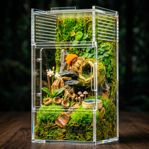 Jumping spider enclosure - jumping,