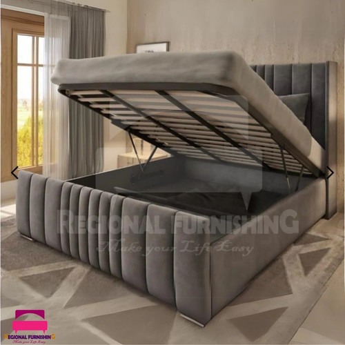 Ottoman bed winged - ottoman, plush