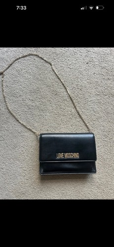 Black love moschino bag - black, 'love