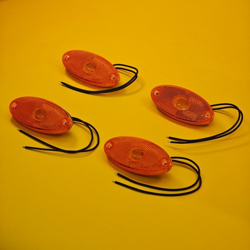 Side marker light - side, amber