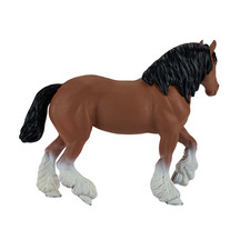 Clydesdale Horse Brown Toy
