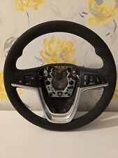 VAUXHALL INSIGNIA 2008-2017 STEERING WHEEL, Re-trimmed With Alcantara, Black
