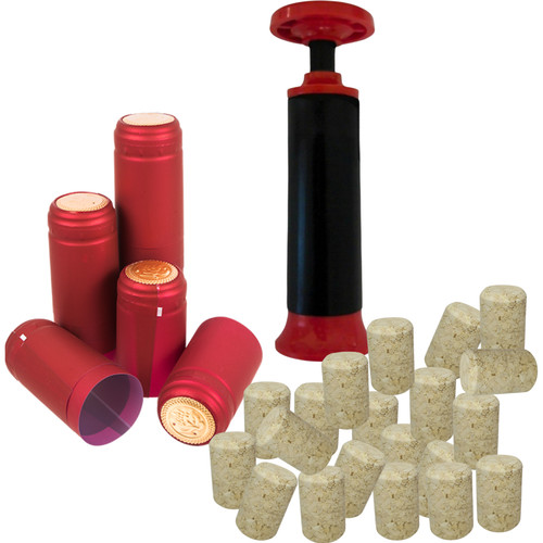 Home brew wine closing - wine, kit