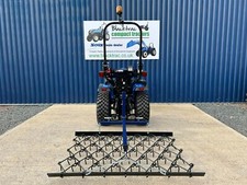 BEACONSFIELD UK MADE 6FT MOUNTED COMPACT TRACTOR 3 WAY CHAIN HARROWS.......SOLIS