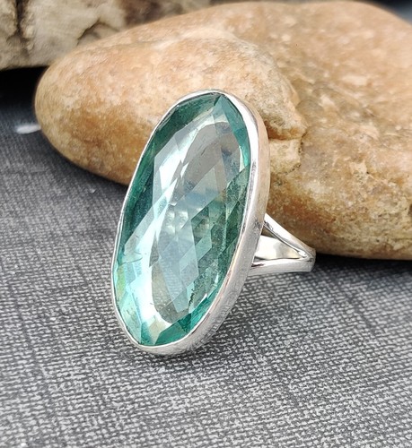 Aquamarine gemstone handmade - gemstone,