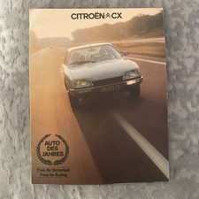 CITROEN CX Car Sales Brochure