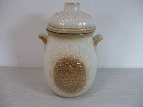 Vintage ceramic rumtopf - vintage,
