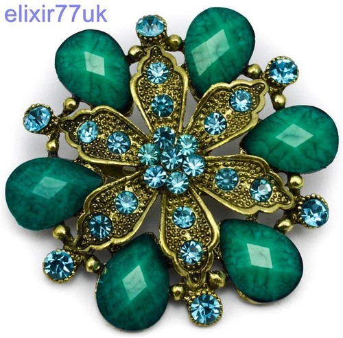 Large turquoise red - 2.28", /