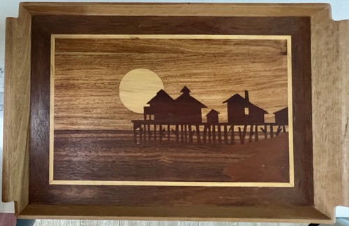 Vtg philippine wood marquetry - vtg,