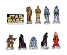 2006 Star Wars III Trilogy Complete Set of 10 Feves (06)