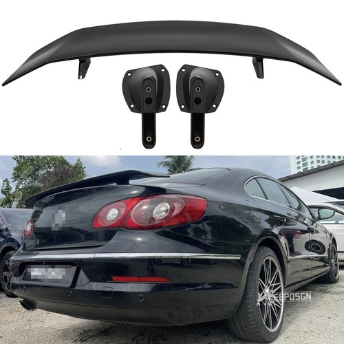 Glossy black car rear - black,