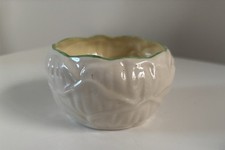 Belleek Parian Fine China Lilly pattern sugar bowl Irish Rare 2nd Mark 1891-1926