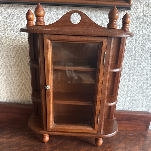 Vintage 1960s wooden curio - 1960s,