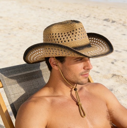 Mens straw cowboy hat summer - mens,