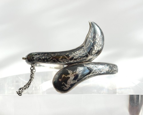 Siam sterling silver bypass - sterling,