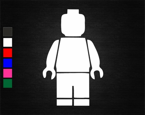 Lego man silhouette vinyl - silhouette,