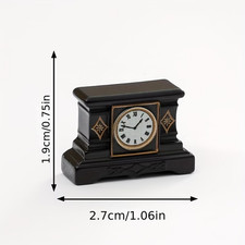 Victorian Mantle Clock 1:12