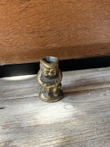 Vintage brass toby jug - vintage,