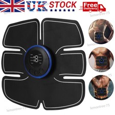 Rechargeable Electric Abdominal Muscle Toner Machine ABS Trainer Toner Fitness 