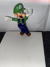 Super Mario Bros Luigi Figure Collectible Toy Nintendo 2”.                   b1