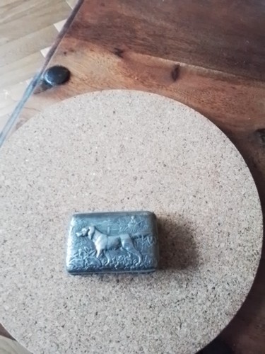 Pewter snuff box - box, vintage