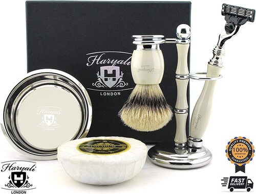 Vintage shaving kit set badger - kit,