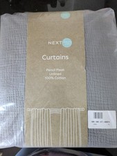 Next Grey Pencil Pleat Curtains