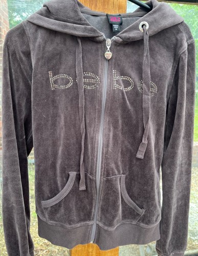 Bebe brown velour - velour, tracksuit