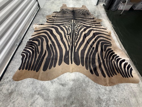 Cowhide rug zebra - cowhide,