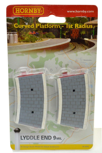 Hornby n8092 curved platform - hornby,