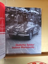 Alfa Romeo Giulietta Spider Veloce MP attached to scale model read info 