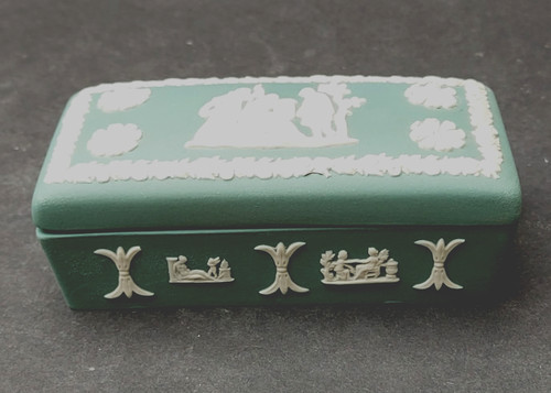 Wedgwood teal green - teal, jasper