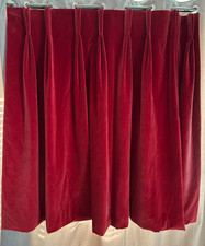 Luxury Velvet Curtains Red