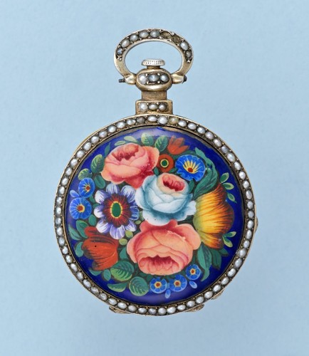 Antique small gilt and enamel - small,
